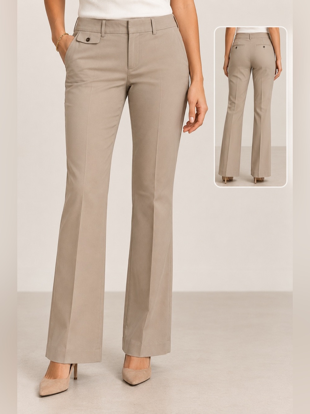 Banana Republic Ryan Fit Women’s Tan Khaki Dress Pants Size 6